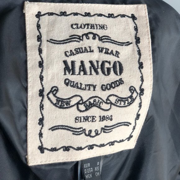 Mango Wool-Blend Long Coat Size S - Picture 9 of 9